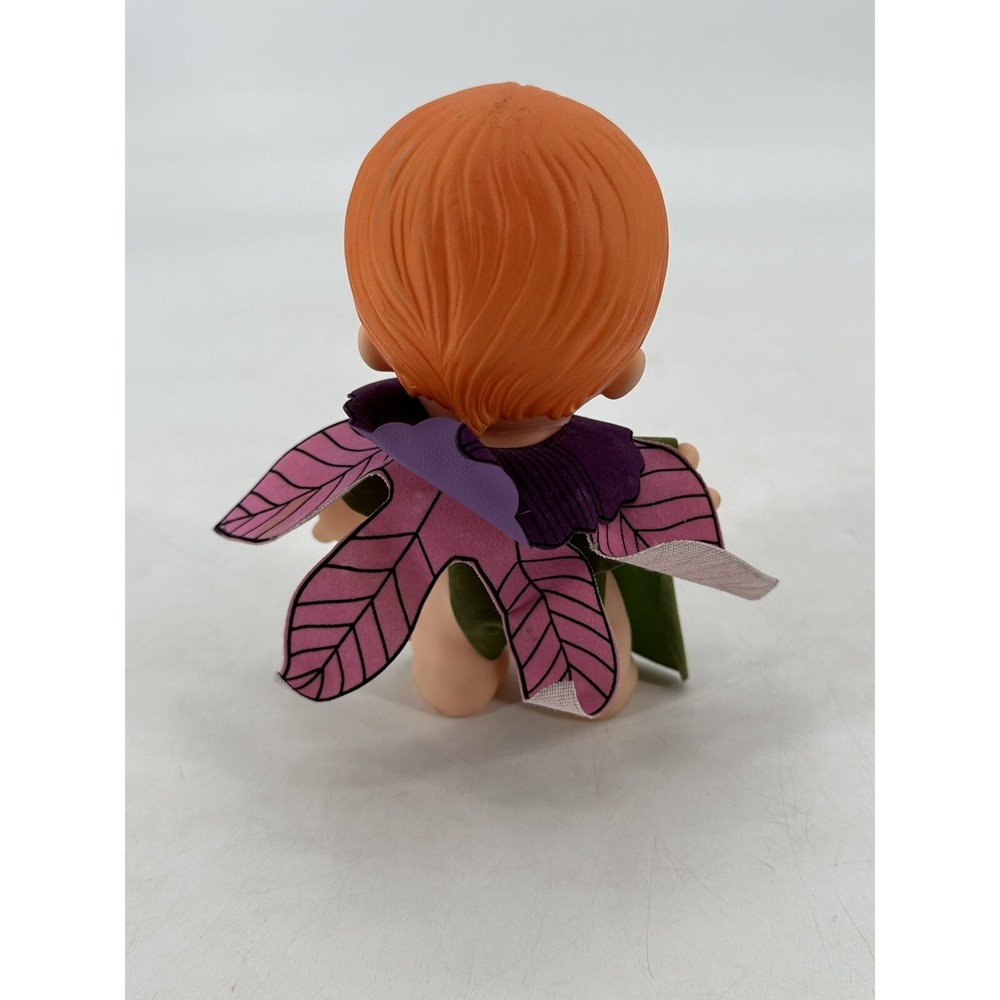 UN CO 1977 Orange Hair 7" Kewpie Doll Pixie Flower Uneeda Hong Kong‎ Pebbles - Picture 5 of 10